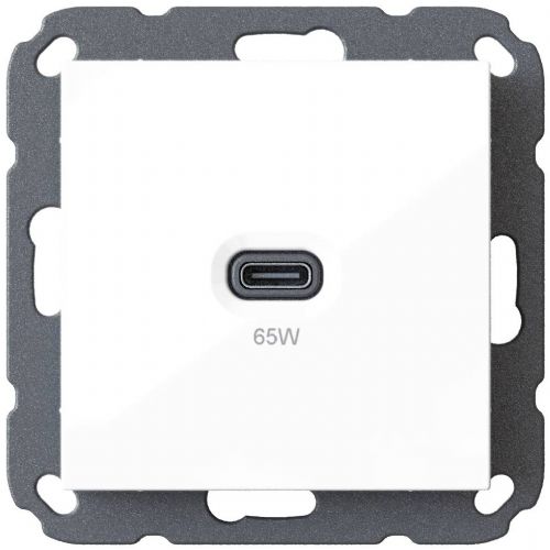 Ehmann 6560x0000  polnilna USB-vtičnica    bela