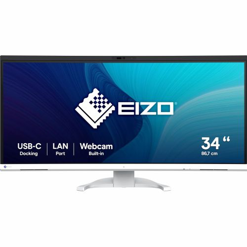 EIZO 86,7 cm (34,1") EV3450XC-WT 21:9 4K 2xHDMI+DP+USB-C Curv
