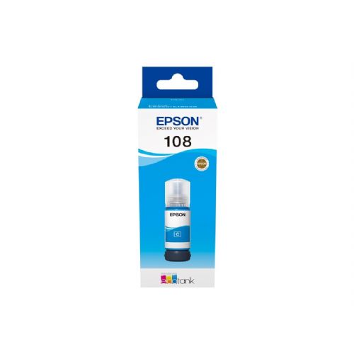 EPSON 108 EcoTank Cyan steklenička črnila