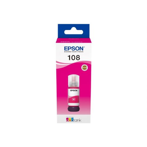 EPSON 108 EcoTank steklenička magenta črnila