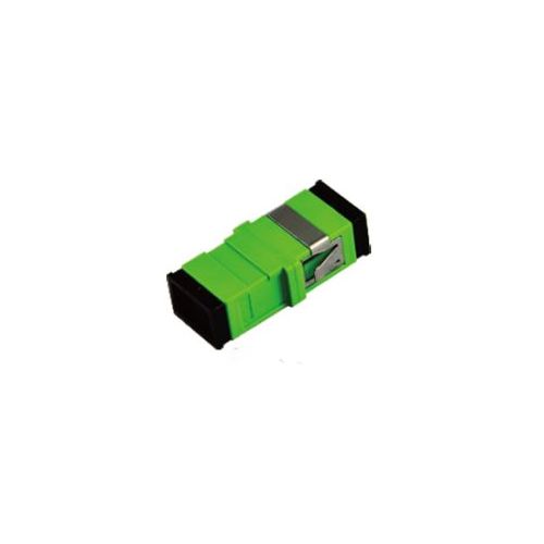 Extralink SC/APC Adapter Single Mode, Simplex, Without Ear, Green 