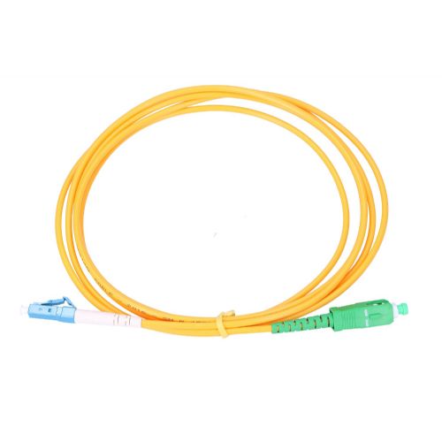 Extralink SC/APC-LC/UPC | Patchcord | Single Mode, Simplex, G652D, 3mm, 0.5m