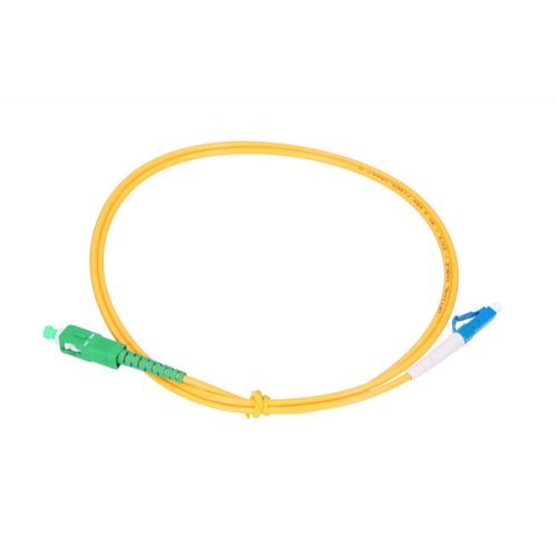 Extralink SC/APC-LC/UPC | Patchcord | Single Mode, Simplex, G652D, 3mm, 1m