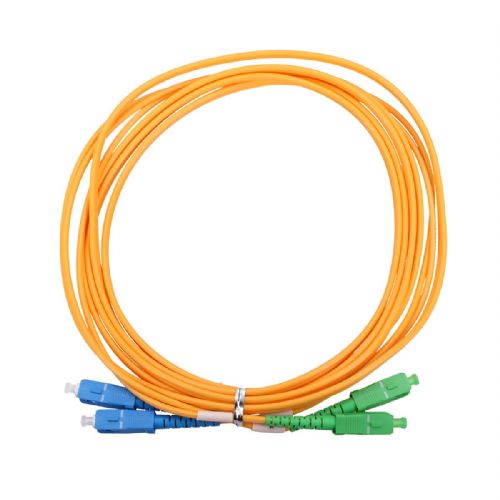 Extralink SC/APC-SC/UPC | Patchcord | Single mode, Duplex, G652D, 3mm, 3m