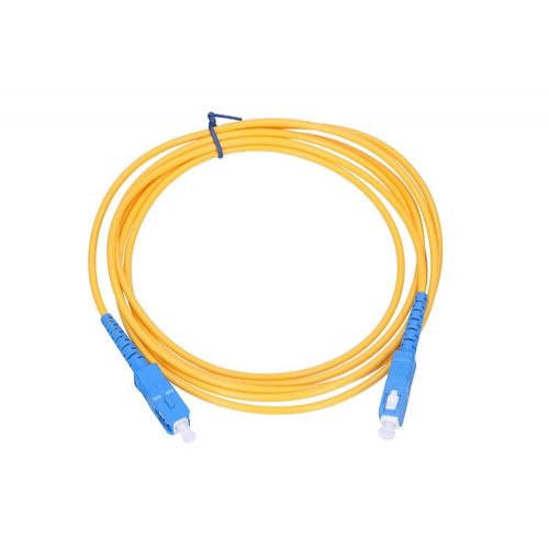 Extralink SC/UPC-SC/UPC | Patchcord | Single mode, Simplex, G652D, 3mm, 1m