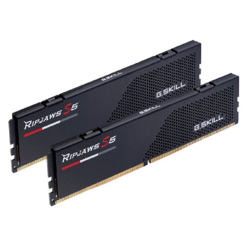RAM G.Skill Ripjaws S5, 64 GB (2 x 32 GB), XMP, 6000 MT/s, DDR5, CL30 (F5-6000J3040G32GX2-RS5K), črn