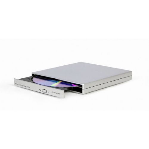 Gembird DVD-USB-02-SV Slim DVD M-Disc zunanji zapisovalnik USB srebrn