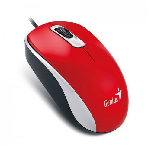 Optična miška Genius DX-110, žična, rdeča