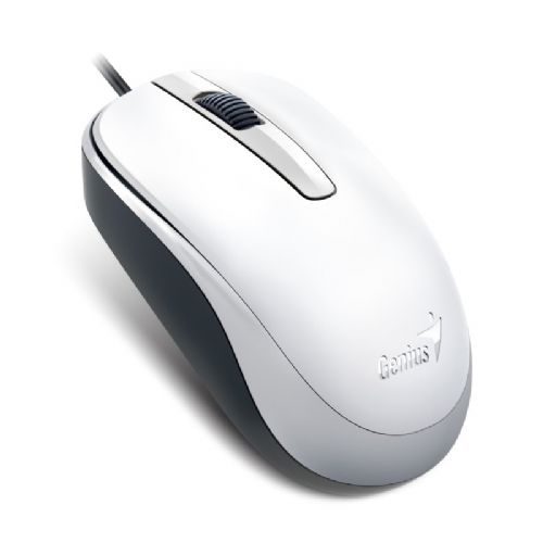 Optična miška Genius DX-120, žična, bela