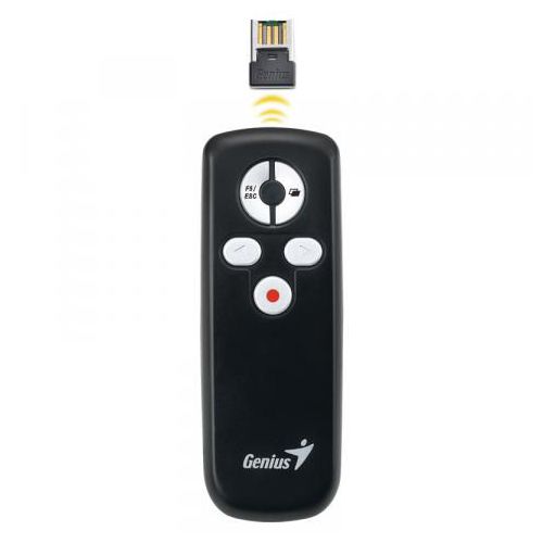 Genius Media Pointer 100 Smart Black, brezžični laserski kazalec