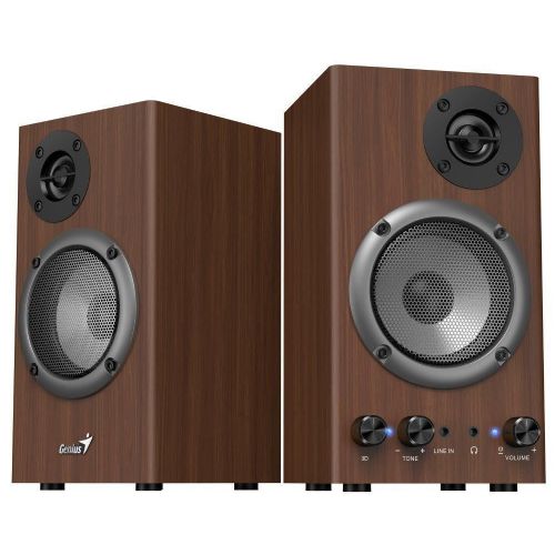 Genius SP-HF500B (31730047400) 2.0, 16 W, 3,5 mm jack rjav les zvočnik