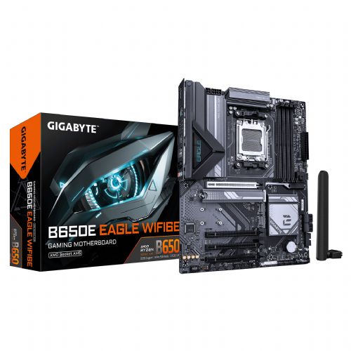 Osnovna plošča Gigabyte B650E EAGLE WF6E, AM5, DDR5, ATX, Wi-Fi 6E, PCIe 5.0