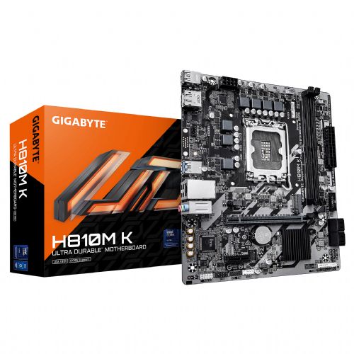 Osnovna plošča Gigabyte GA-H810M K (1851) DDR5, LGA1851, PCIe 4.0, micro ATX, RAID