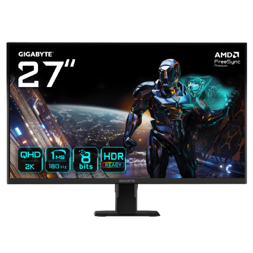 Monitor Gigabyte GS27QA, 68,6 cm (27"), QHD IPS, 180 Hz, 1 ms MPRT, HDR Ready