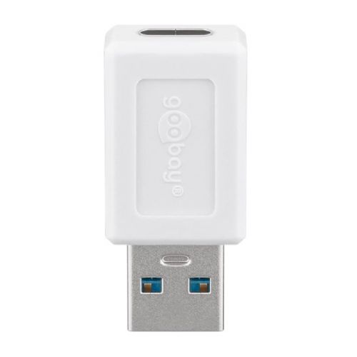 GOOBAY USB-A 3.0 na USB-C 15W beli adapter