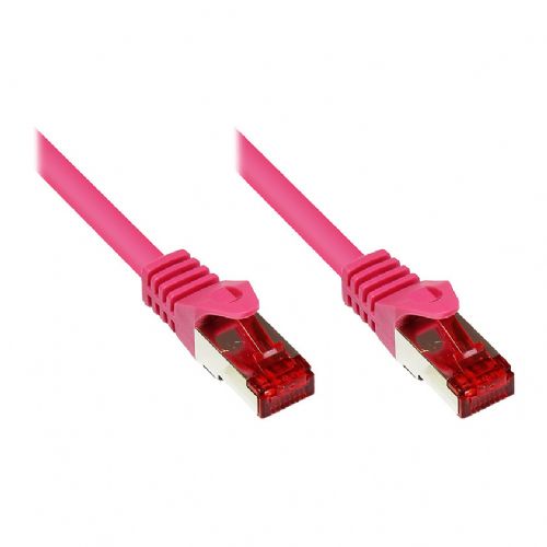 Good Connections Cat.6 patch kabel S/FTP magenta 0,15 m