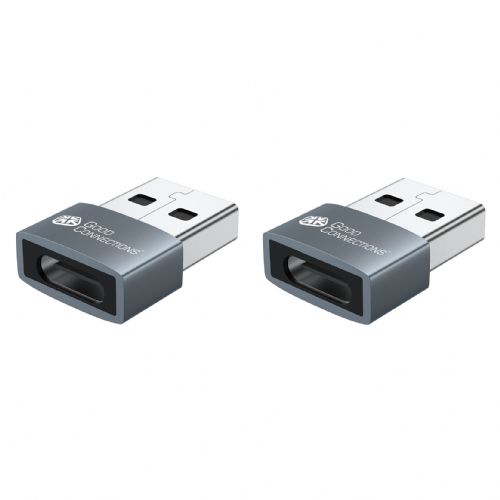 Komplet 2 adapterjev Good Connections USB2.0 A-St.-USB-C Bu.