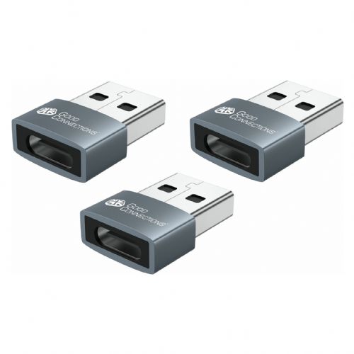 Komplet 3 adapterjev Good Connections USB2.0 A-St.-USB-C Bu.
