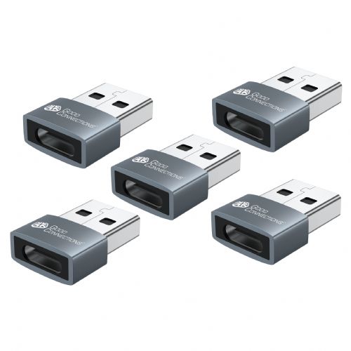 Komplet 5 adapterjev Good Connections USB2.0 A-St.-USB-C Bu.