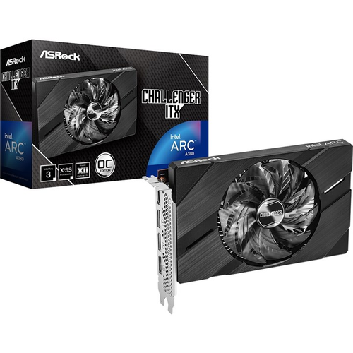 Grafična kartica Asrock Intel Arc A380 Challenger ITX 6GB OC