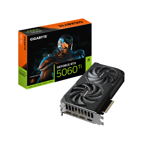 Grafična kartica Gigabyte GeForce RTX 5060 Ti WINDFORCE 8G (DLSS 4, 3x DisplayPort, 1x HDMI 2.1)