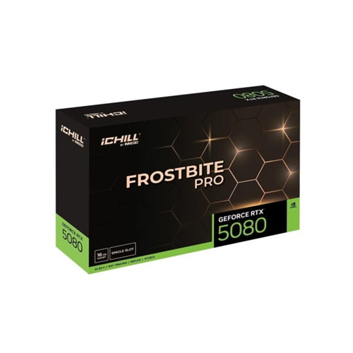 Grafična kartica Inno3d GeForce RTX 5080 ICHILL FROSTBITE PRO (DLSS 4, 3x DisplayPort, 1x HDMI 2.1)