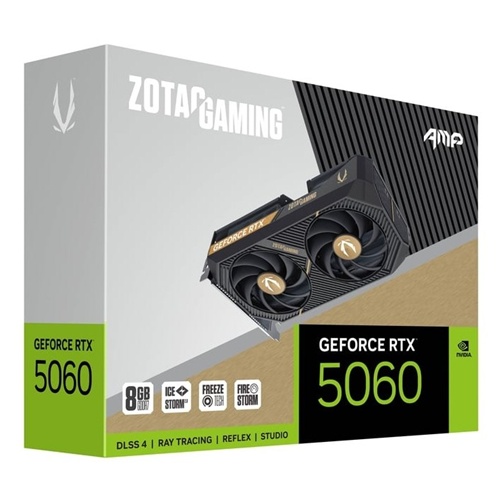 Grafična kartica Zotac GeForce RTX 5060 AMP 8GB (DLSS 4, 3x DisplayPort, 1x HDMI 2.1)