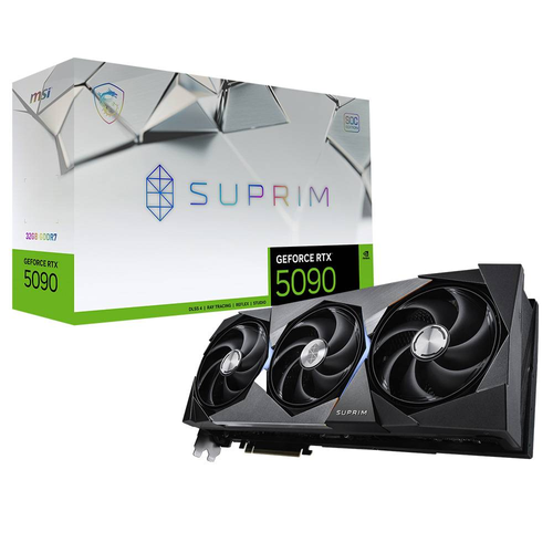 Grafika MSI GeForce RTX 5090 32G SUPRIM SOC (DLSS 4, 3x DisplayPort, 1x HDMI 2.1)