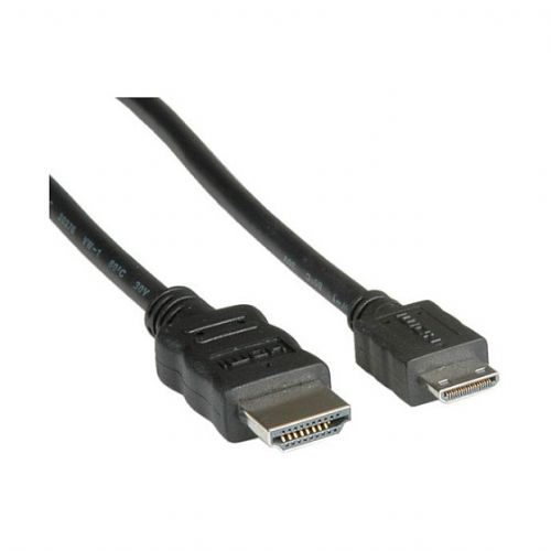 Kabel Value +ET.A-C2M 2m, HDMI A na HDMI C, magnetno zaščiten, 3D podpora, ARC/Ethernet