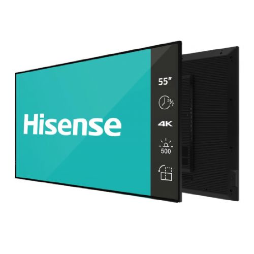 Profesionalni oglaševalski zaslon Hisense 55DM66D, 139 cm (55"), 4K UHD, 500 niti, Android 11