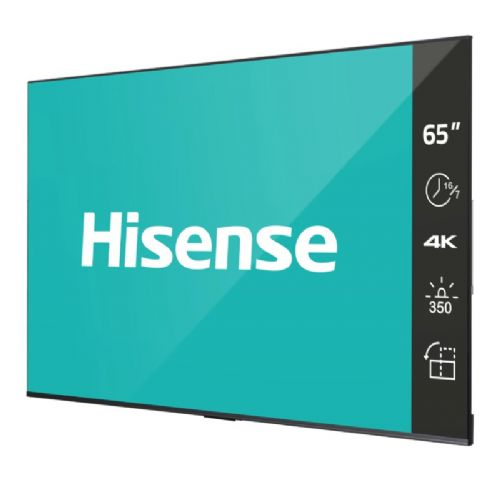 Profesionalni oglaševalski zaslon Hisense 65DP30FE, 164 cm (65"), 4K UHD, 350 niti, Android 9