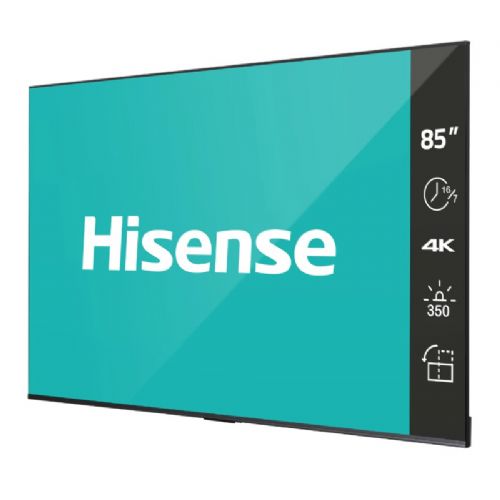 Digitalni zaslon Hisense 85DP30FE, 216 cm (85"), 4K UHD, 350 nit, Android 9, 16/7 delovanje