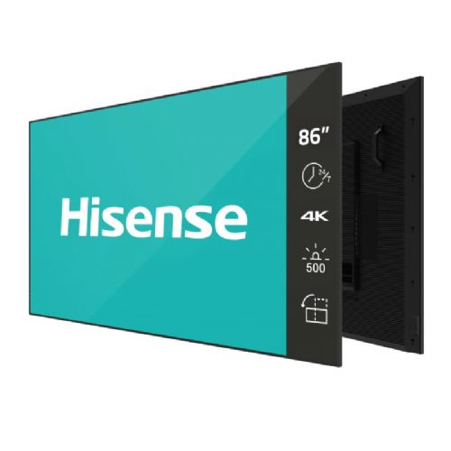 Digitalni zaslon Hisense 86DM66D, 218 cm (86"), 4K UHD, 500 nit, Android 11, 24/7 delovanje