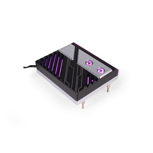 Hladilnik za računalnike Alphacool Apex 1 vodni, za AMD AM5, LED RGB, aluminij/ponikljan baker, G1/4" navoj