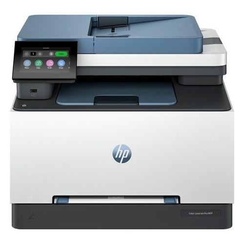 HP Color LaserJet Pro MFP 3302fdn — barvni laserski večfunkcijski tiskalnik A4; tisk 25 strani/min, kopiranje 25 strani/min; kapaciteta 250 listov; povezljivost LAN, USB.