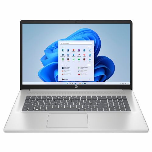 Prenosni računalnik HP 17-cp3076ng AMD Ryzen 7, 43,9cm (17,3") FHD IPS, 16GB RAM, 512GB SSD, DE, Windows 11, srebrna