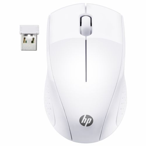 Brezžična miška HP 220 bela