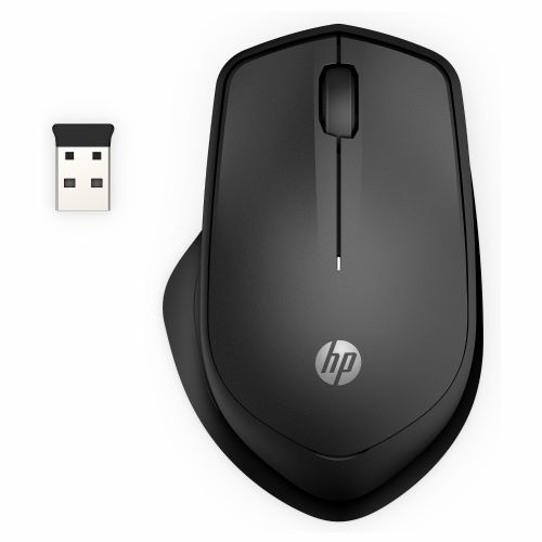 Brezžična miška HP 280 Silent, črna