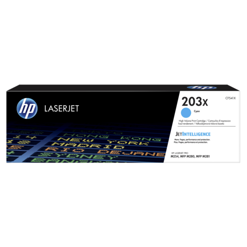 HP CF541X (203X) moder, originalen toner