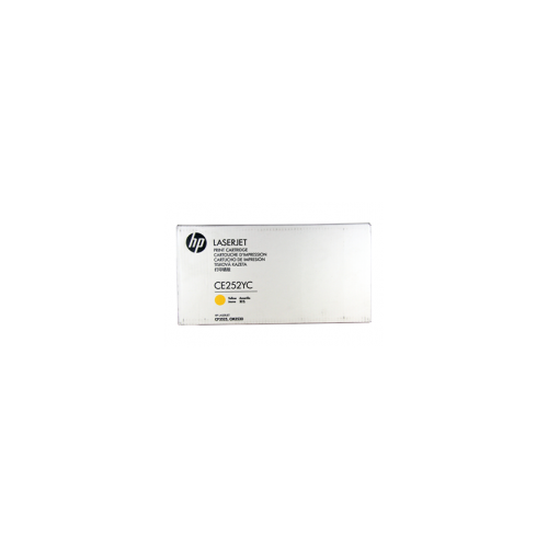 HP CONTRACT CE252YC rumen, večja polnitev, white-box toner
