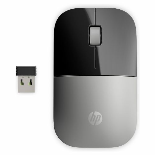 Brezžična miška HP Z3700, srebrna