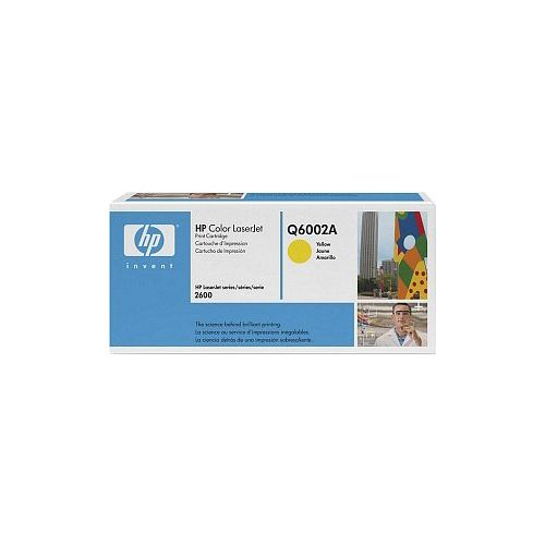 HP Q6002A rumen, originalen toner