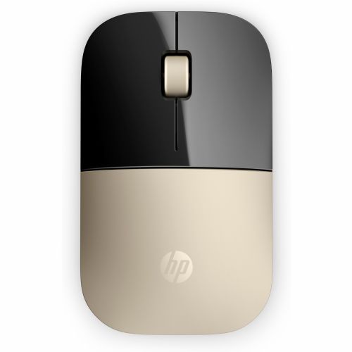 Miška HP Z3700 brezžična, optična, 1200 DPI, zlata, nano sprejemnik