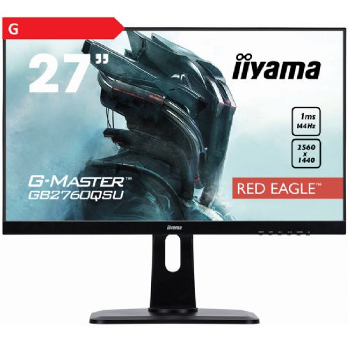 Gaming monitor IIYAMA G-MASTER GB2760QSU Red Eagle 68,58cm (27) WQHD  FreeSync 144HZ | Enaa