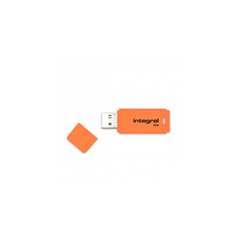 INTEGRAL NEON 8GB USB2.0 oranžen spominski ključek - INFD8GBNEONOR