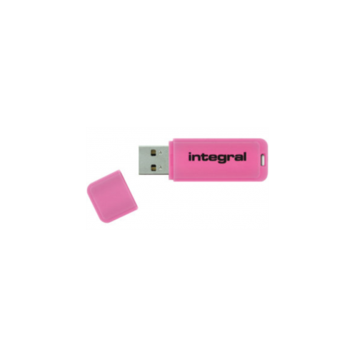 INTEGRAL NEON 8GB USB2.0 pink spominski ključek - INFD8GBNEONPK