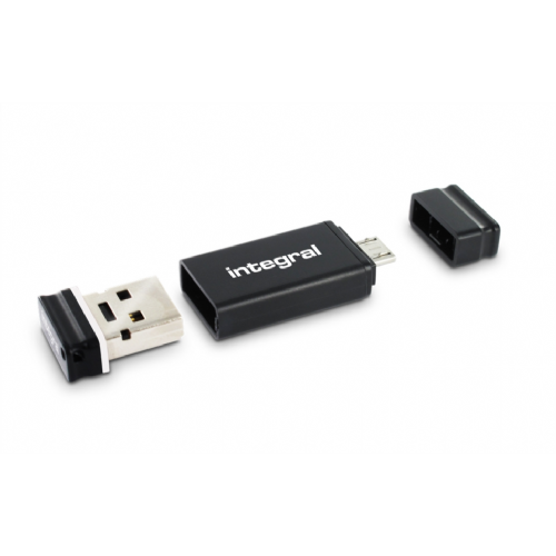 Integral USB OTG ( On-The-Go) adapter + 4GB Fusion USB2.0 - INFD4GBFUSOTGADNRP