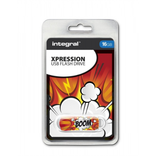 INTEGRAL XPRESSION BOOM 16GB USB2.0 spominski ključek - INFD16GBXPRBOOM