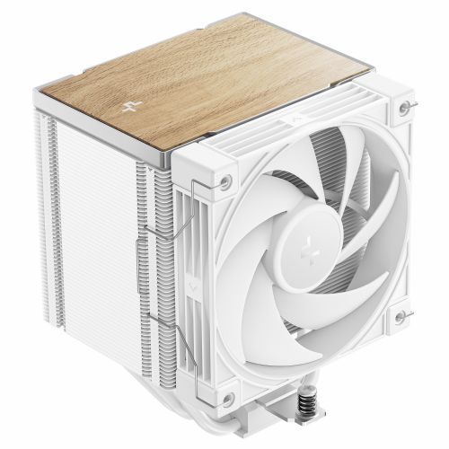 Procesorski hladilnik Deepcool AK500 G2 WH, zračno hlajenje, 120 mm PWM ventilator, bele barve