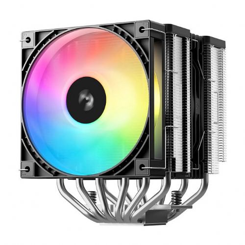 Hladilnik za računalnike DeepCool AG620 G2 ARGB, 2x120 mm ventilatorja, 6 toplotnih cevi, LED osvetlitev, podpora Intel/AMD